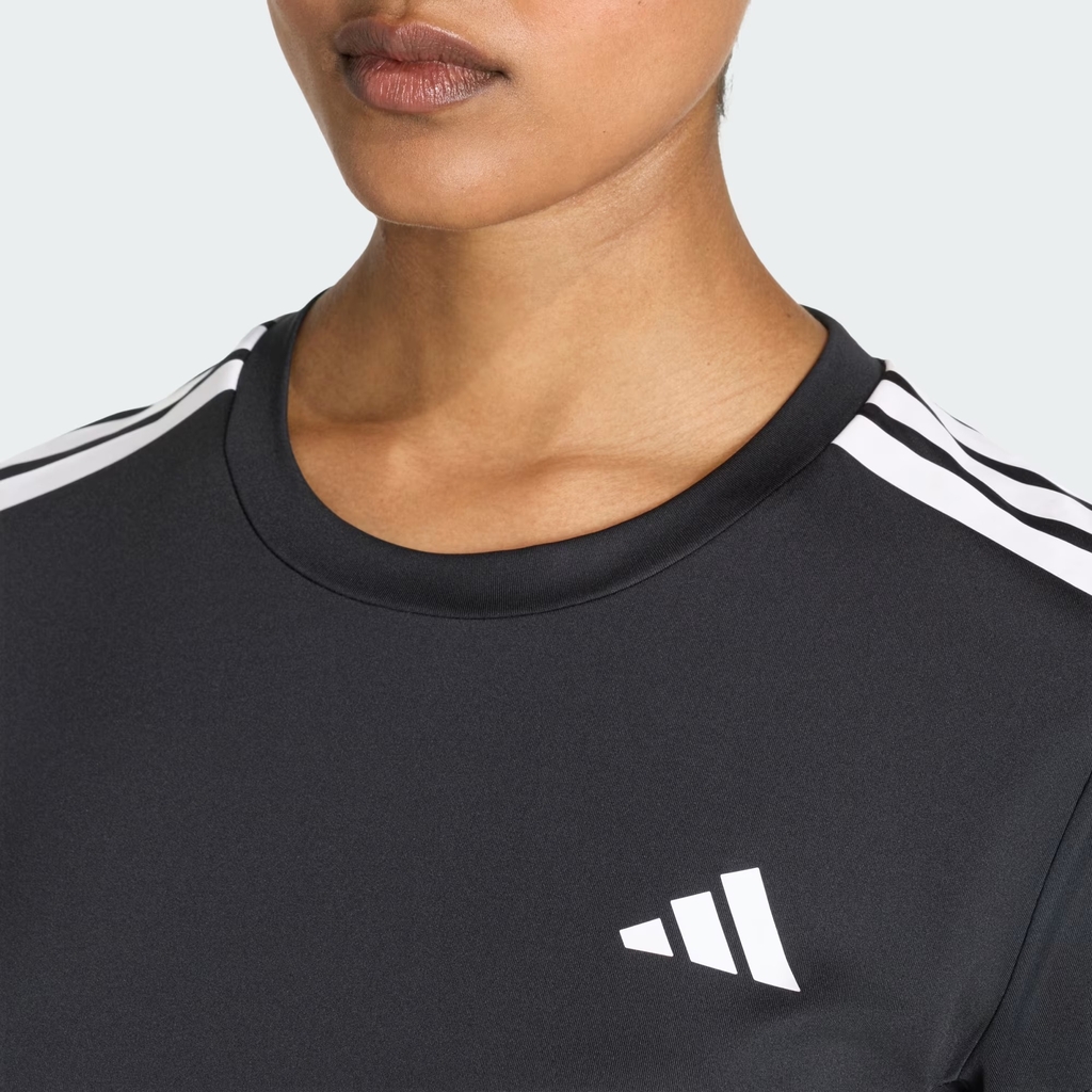 Áo T-shirt tập luyện adidas Hyperglam 3 gạch Nữ - KC7639