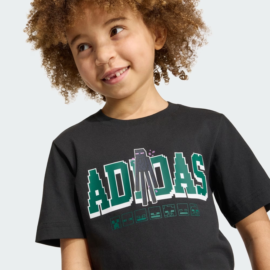 Áo T-shirt trẻ em adidas Minecraft Unisex - KS9034