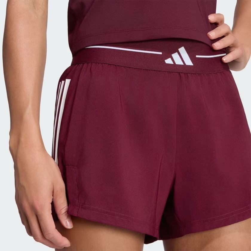 Quần short tập luyện adidas Hyperglam 3 gạch Nữ - KQ5808