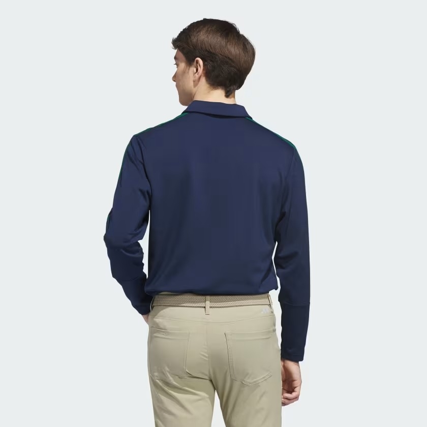 Áo Polo dài tay golf adidas 3 gạch Nam - KG9984
