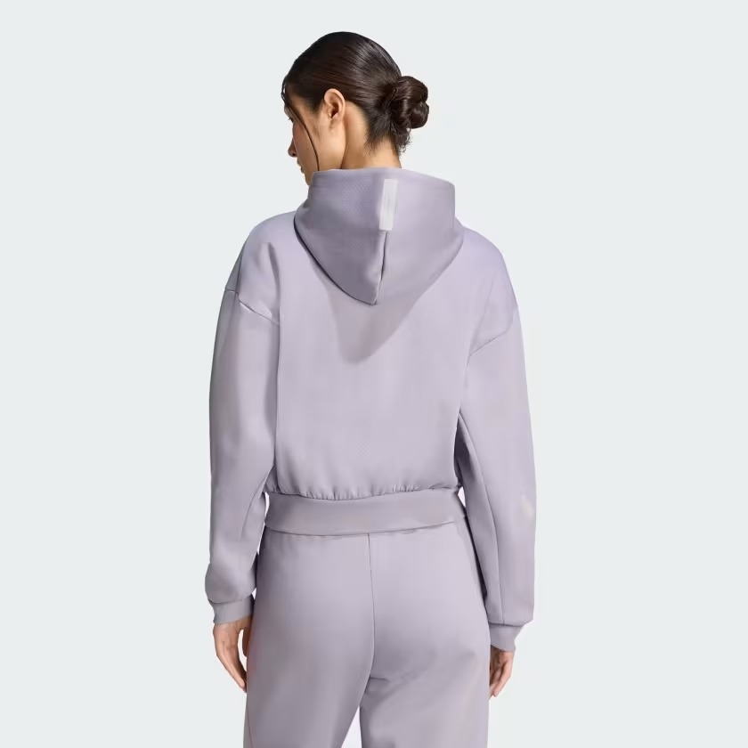 Áo hoodie adidas Z.N.E. dáng lửng Nữ - KF6396