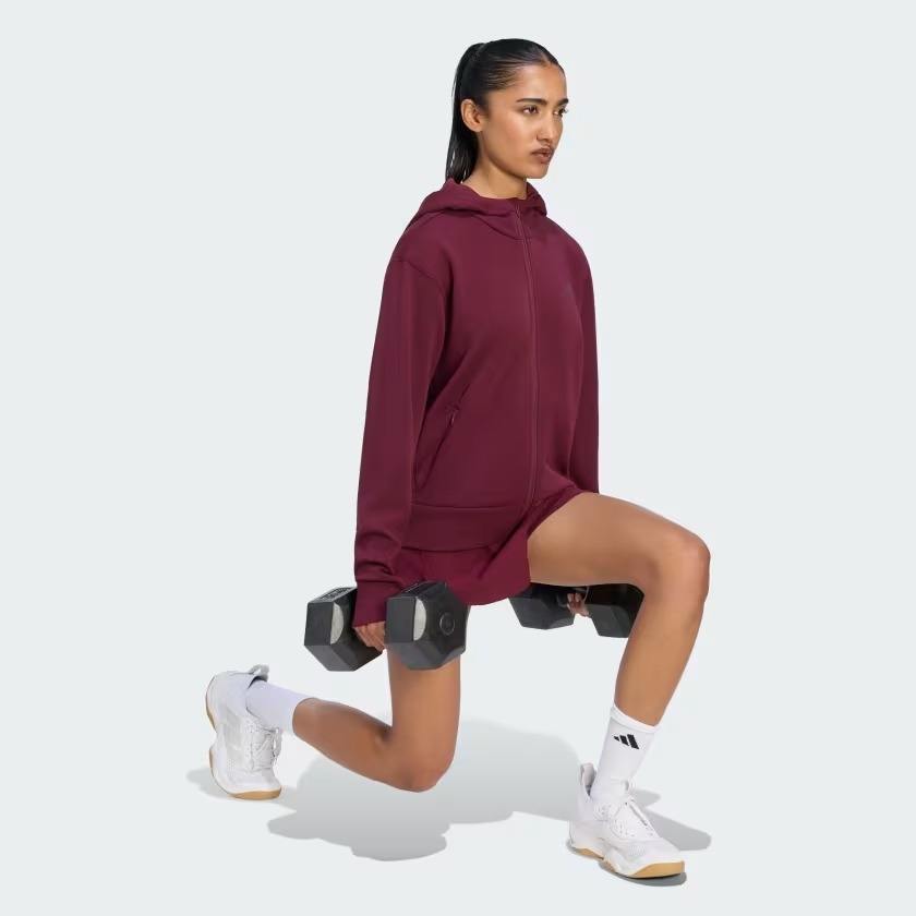 Áo hoodie tập luyện adidas Designed 4 Training Nữ - KS3300