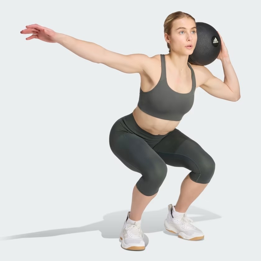 Quần legging tập luyện adidas Optime Workout Contour Nữ - KV4334