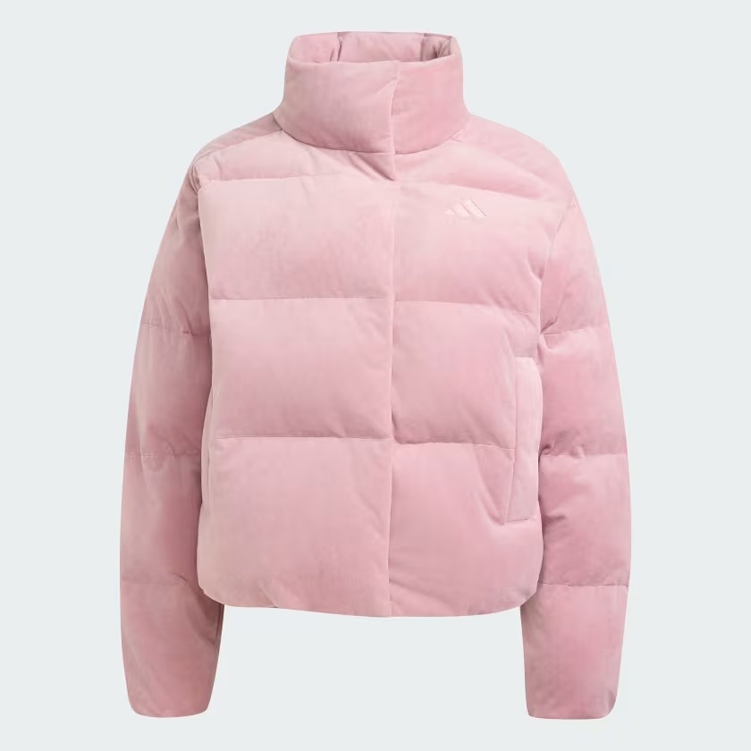Áo khoác phao adidas Helionic Down Puffer Velour Nữ - KQ8767