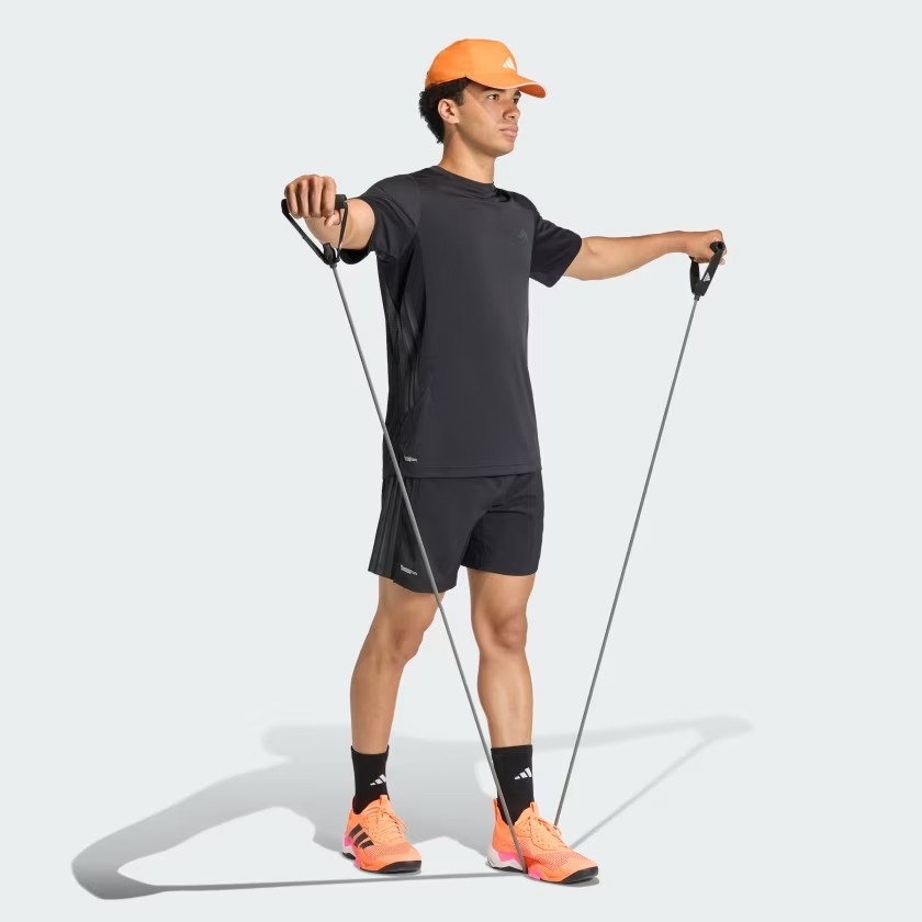 Quần short tập luyện adidas Tech Essentials 3 sọc Nam - KE9870