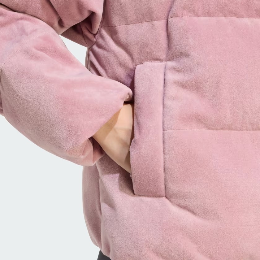 Áo khoác phao adidas Helionic Down Puffer Velour Nữ - KQ8767