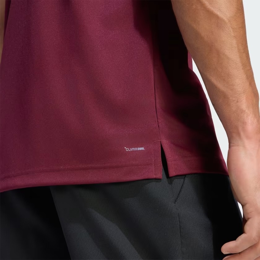 Áo T-shirt tennis/pickleball adidas Club 3 Gạch CLIMACOOL Nam - KS8311
