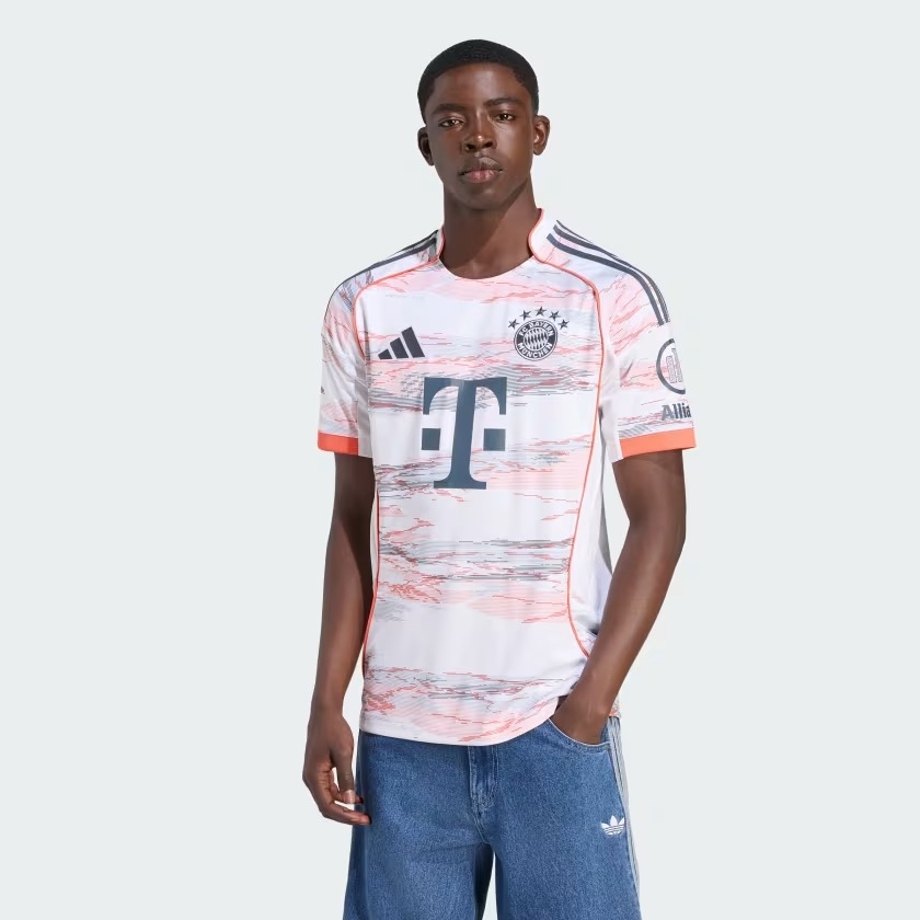 Áo jersey bóng đá adidas Sân khách FC Bayern 25/26 Nam JJ2143