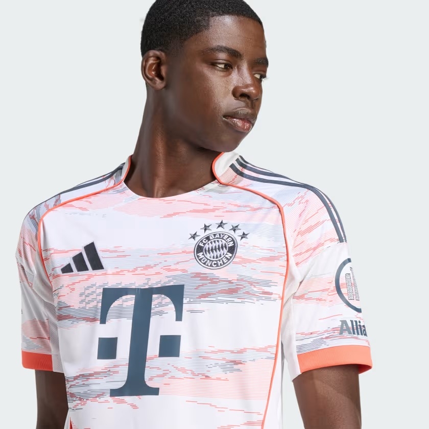 Áo jersey bóng đá adidas Sân khách FC Bayern 25/26 Nam - JJ2143
