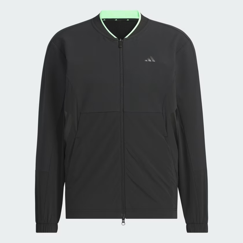Áo khoác gió golf adidas Windproof khoá kéo Nam - JM9545