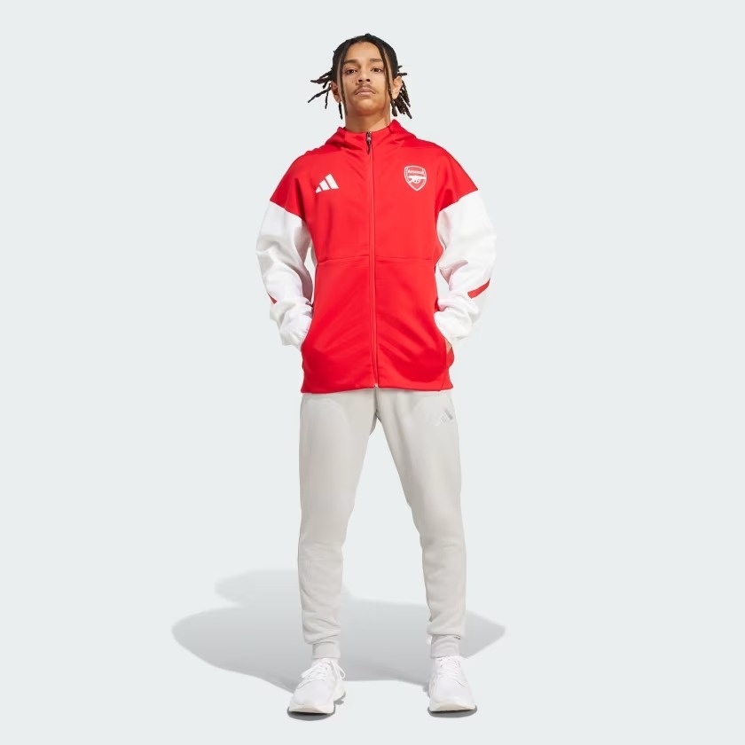 Áo hoodie bóng đá adidas Z.N.E. Arsenal Anthem Nam - JM9409