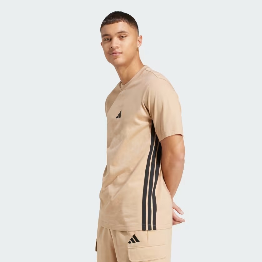 Áo T-shirt adidas Essentials 3 sọc Nam - JX0734
