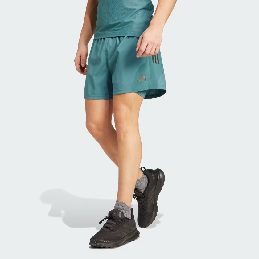 Quần short chạy bộ adidas CLIMACOOL Own the Run 2 trong 1 Nam - JW9701