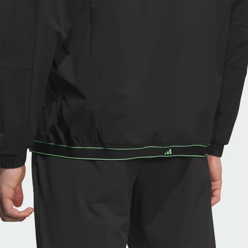 Áo khoác gió golf adidas Windproof khoá kéo Nam - JM9545