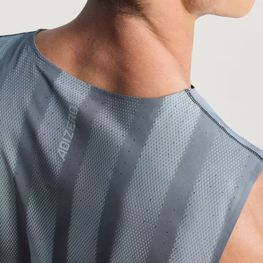 Áo ba lỗ chạy bộ adidas Adizero BTN Nam - JV9290
