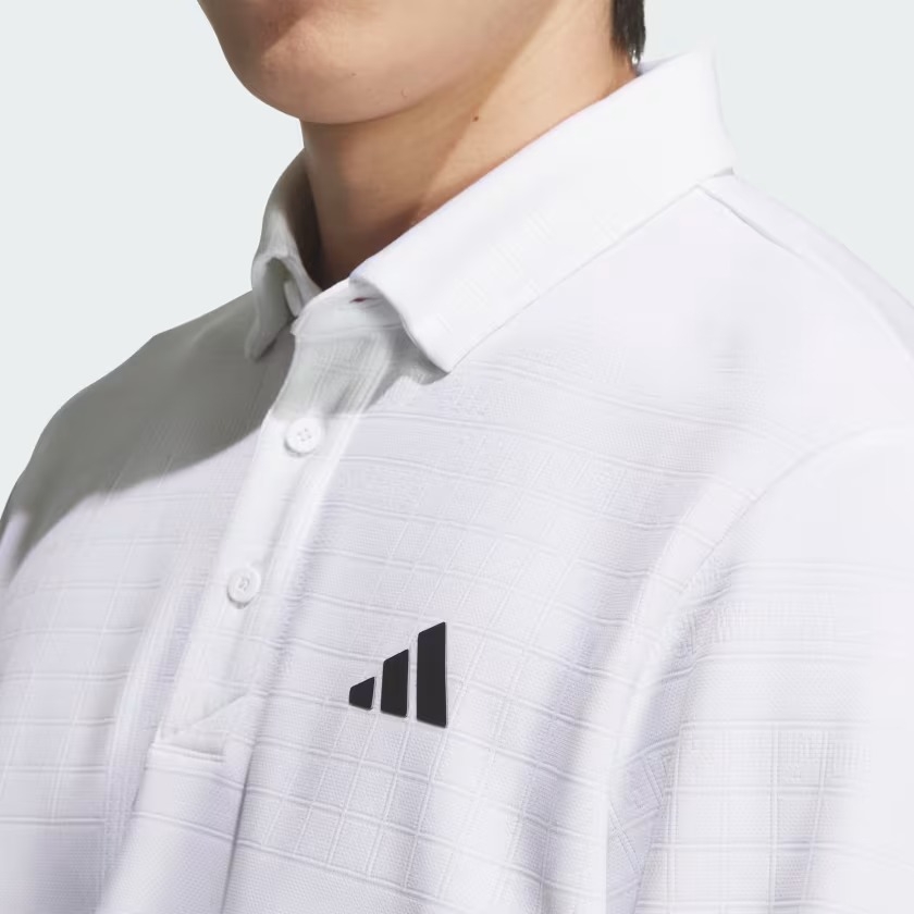 Áo Polo dài tay golf adidas Monogram Nam - JL7946