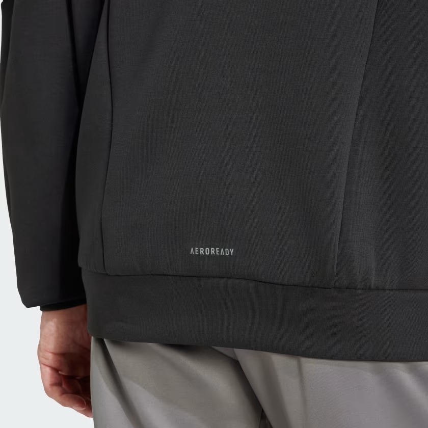 Áo hoodie tập luyện adidas Designed for Training khoá kéo Nam - IY1131