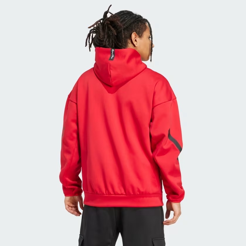 Áo hoodie bóng đá adidas Z.N.E. Manchester United Anthem Nam - JN2901