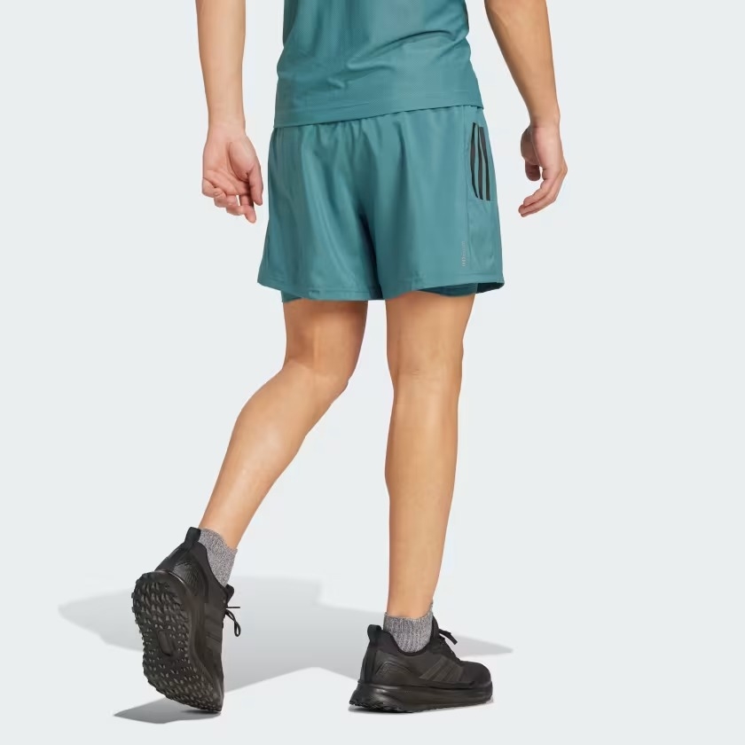 Quần short chạy bộ adidas CLIMACOOL Own the Run 2 trong 1 Nam - JW9701