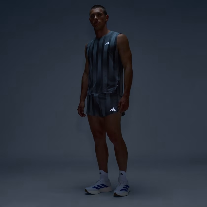 Áo ba lỗ chạy bộ adidas Adizero BTN Nam - JV9290