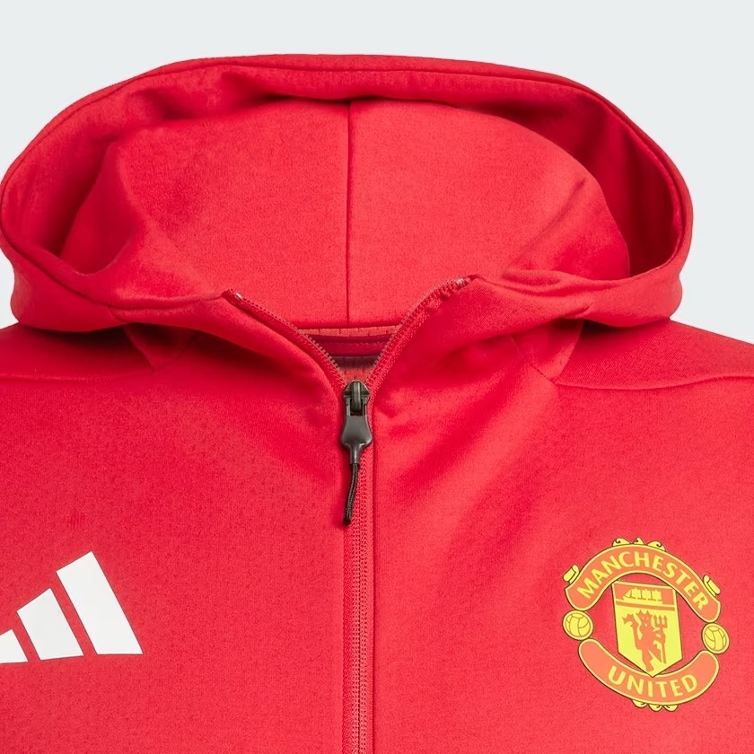 Áo hoodie bóng đá adidas Z.N.E. Manchester United Anthem Nam - JN2901