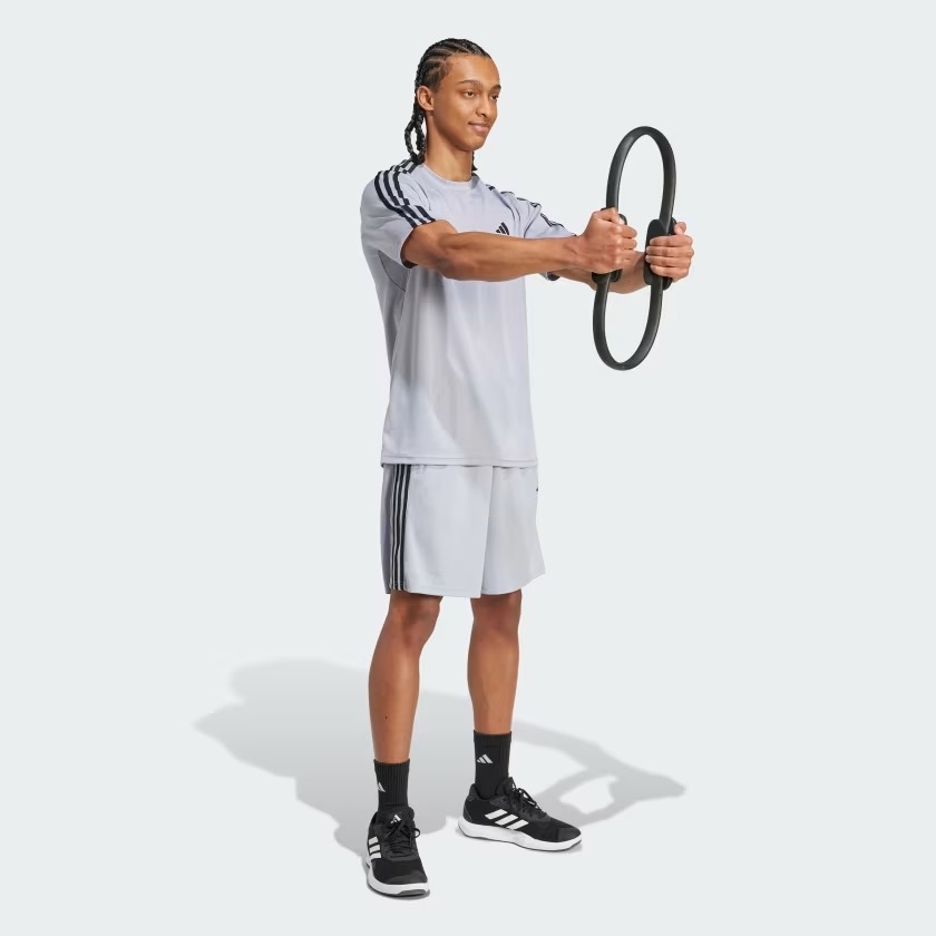 Áo T-shirt tập luyện adidas Train Essentials 3 sọc Nam - JX2713