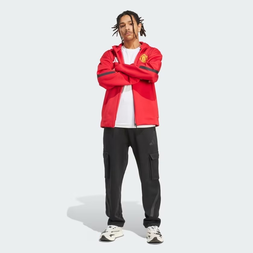 Áo hoodie bóng đá adidas Z.N.E. Manchester United Anthem Nam - JN2901