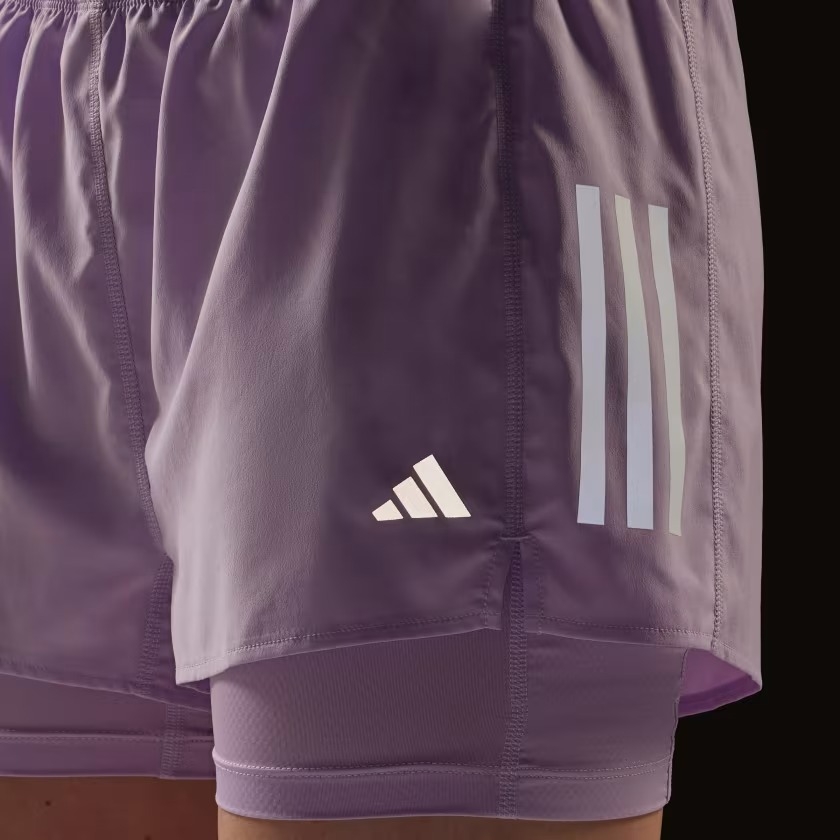 Quần short chạy bộ adidas Climacool Own the Run 2 trong 1 Nữ - JW9693