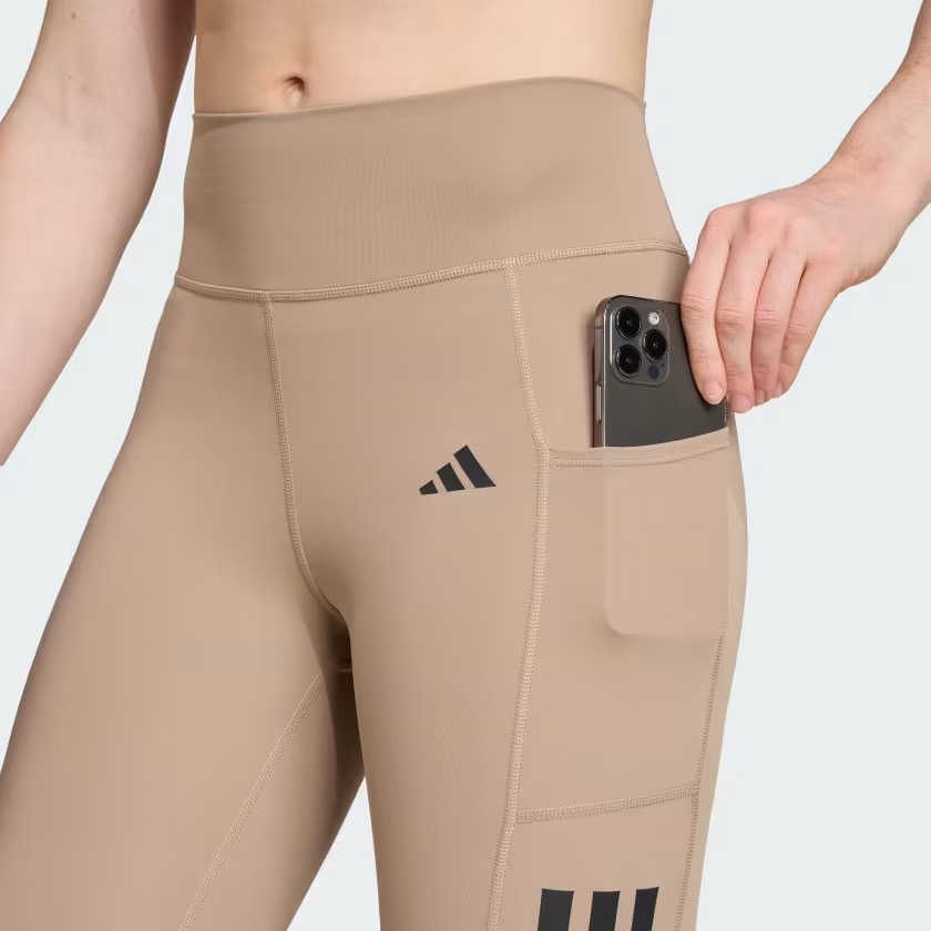 Quần legging tập luyện adidas Optime 3 sọc 1/1 Nữ - JX7319