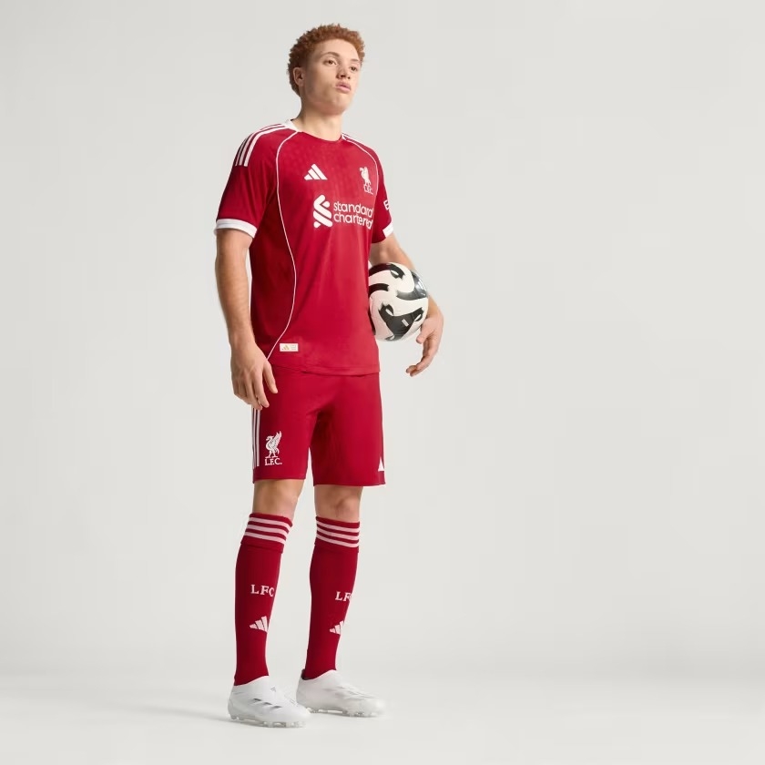 Áo jersey bóng đá adidas Sân nhà Liverpool FC 25/26 Nam - JY4237