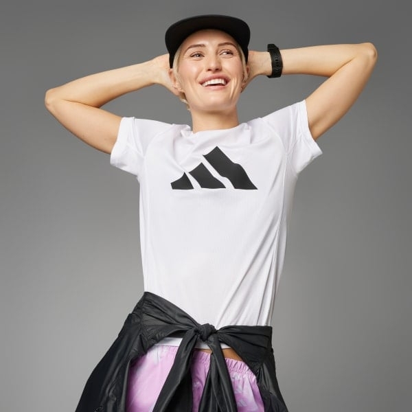 Áo T-shirt RUN IT TEE adidas Nữ IN0111