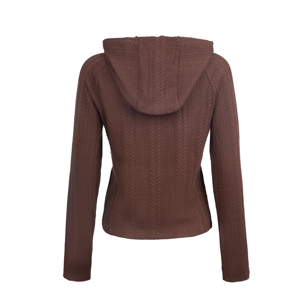 Áo khoác nỉ le coq sportif Nữ QQ322OFT91-BRW0