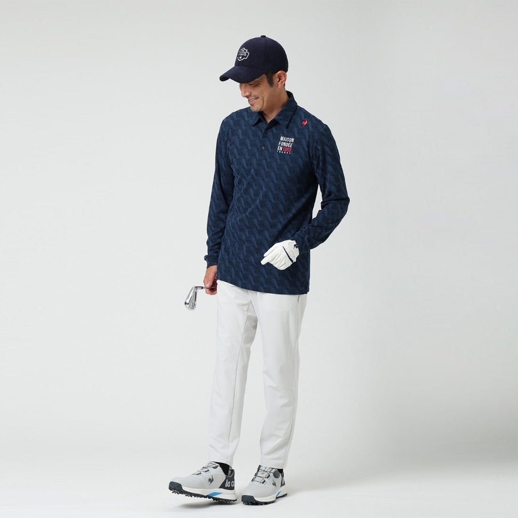 Áo Polo dài tay le coq golf Nam LG6FLS03MV-NV00