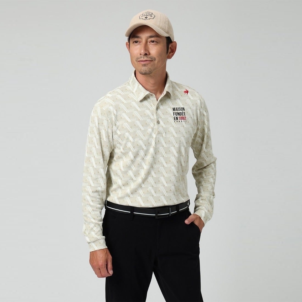 Áo Polo dài tay le coq golf Nam LG6FLS03MV-BG00
