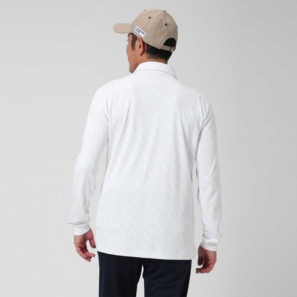 Áo Polo dài tay le coq golf Nam LG6FLS03MV-WH00