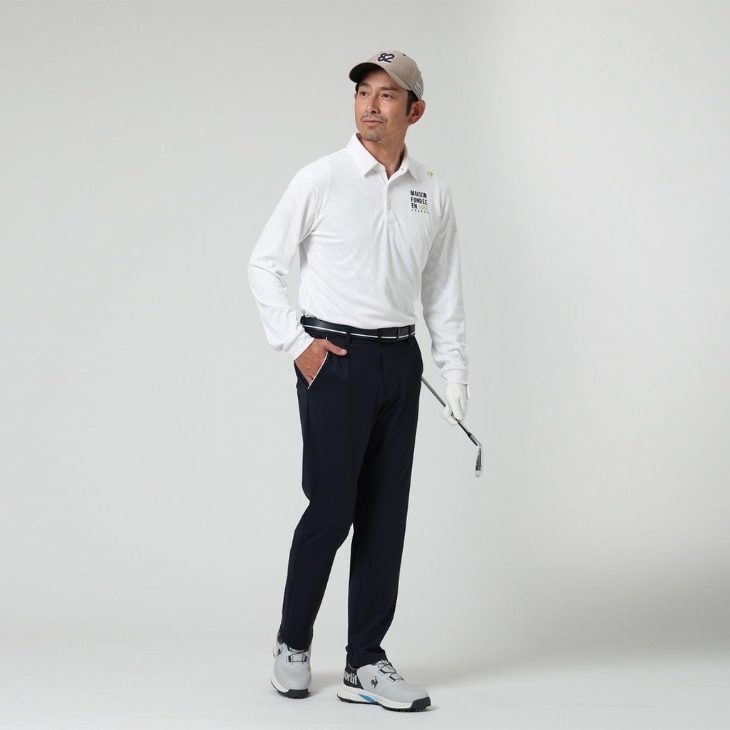 Áo Polo dài tay le coq golf Nam LG6FLS03MV-WH00