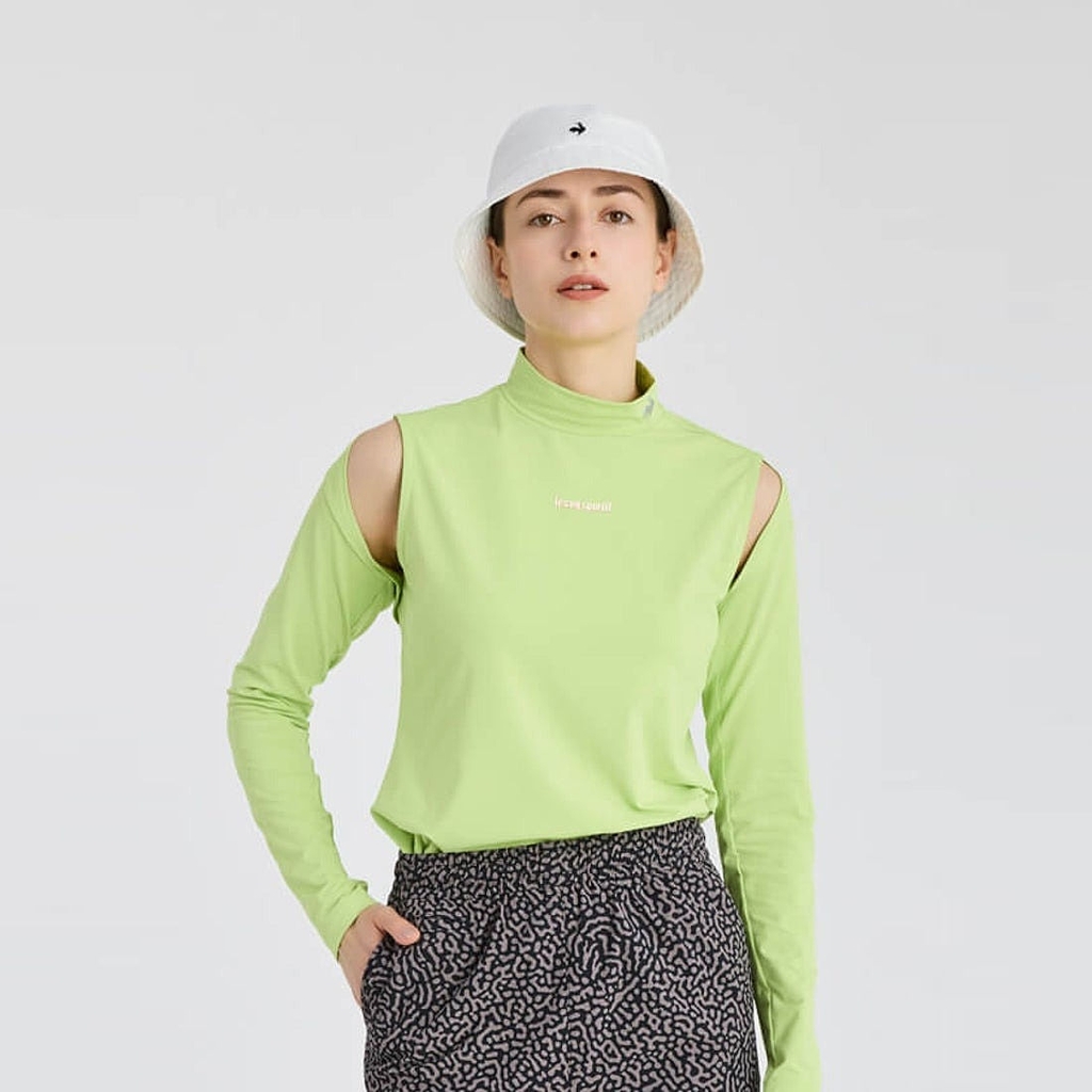 Áo dài tay 2 trong 1 le coq golf Nữ LG4FTZR0LV-GR00
