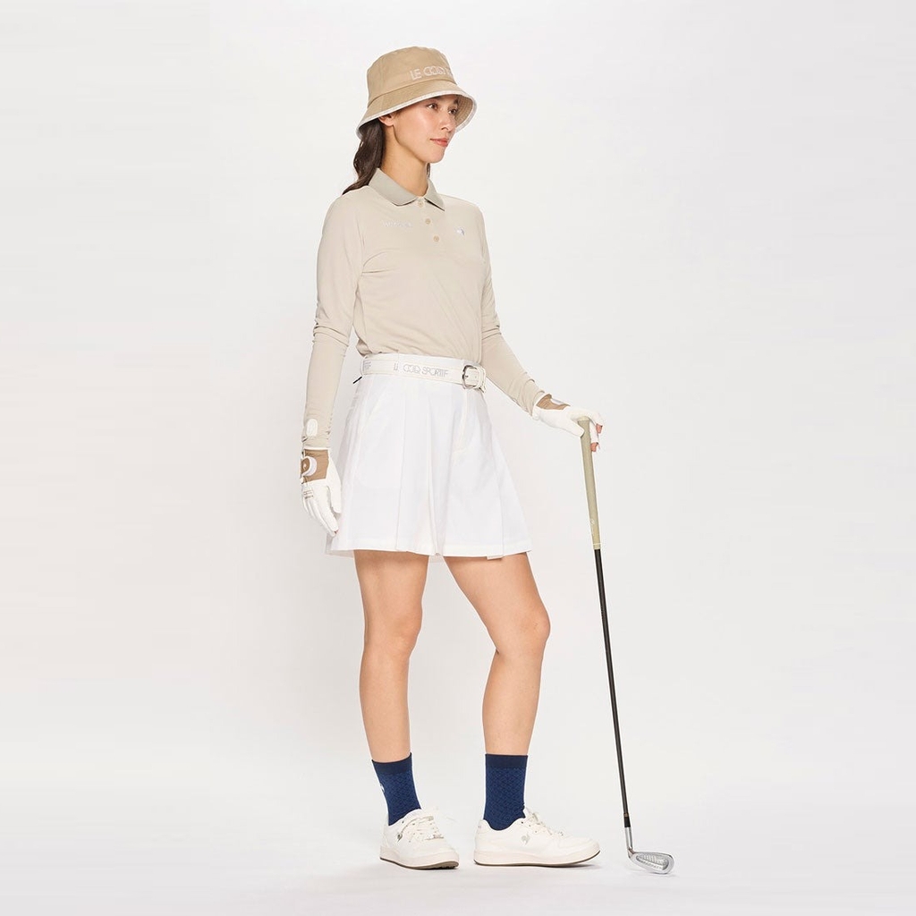 Áo Polo dài tay le coq golf Nữ LG5SLS01LV-BG00