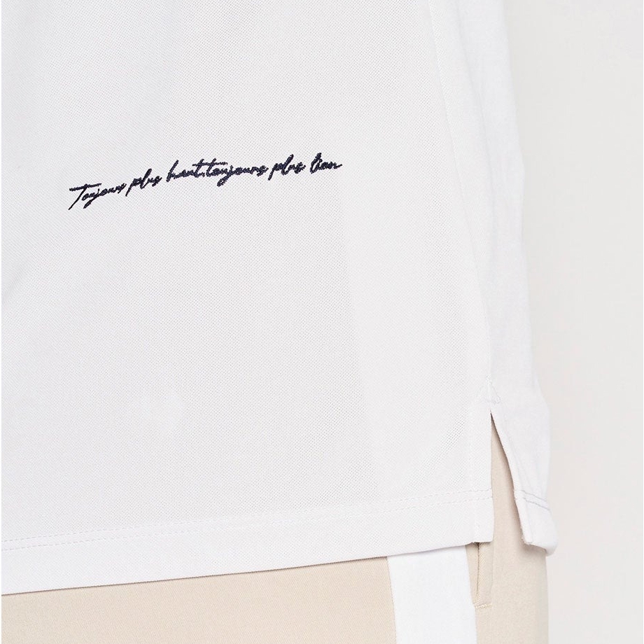 Áo Polo dài tay le coq golf Nữ LG5SLS01LV-WH00