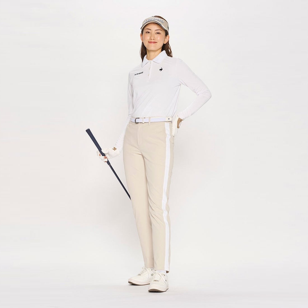 Áo Polo dài tay le coq golf Nữ LG5SLS01LV-WH00