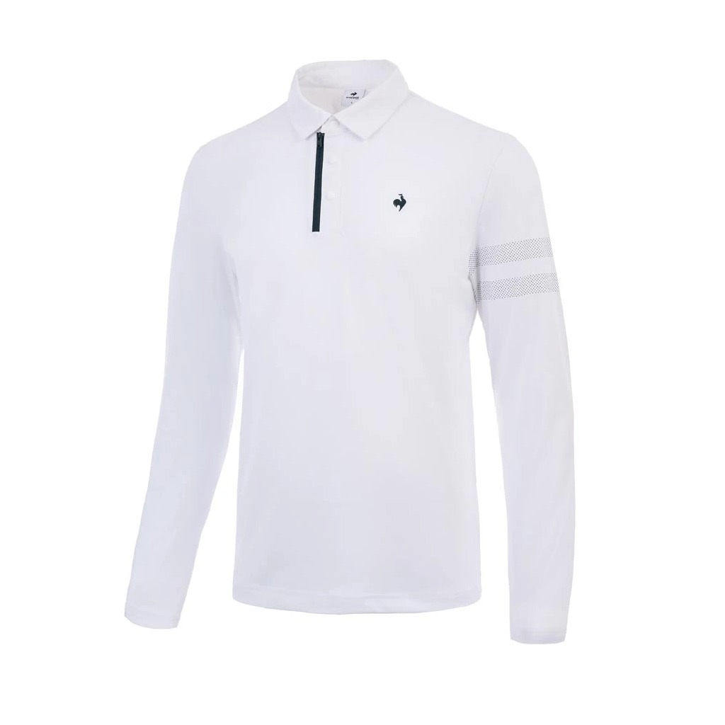 Áo dài tay có cổ le coq golf Nam GQ121MTL12-WHTE