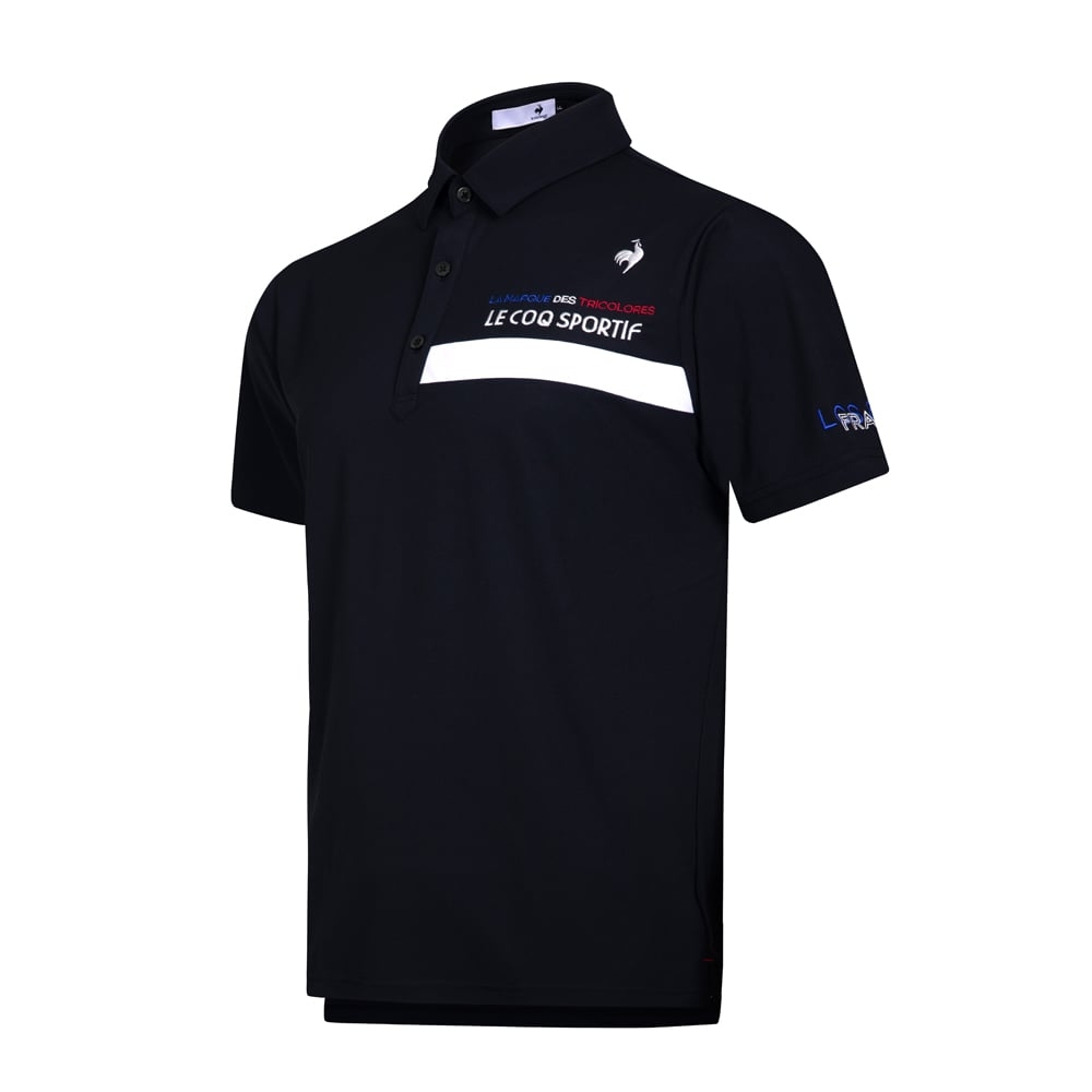 Áo Polo Nam le coq golf LG4FHS02MV-BK00