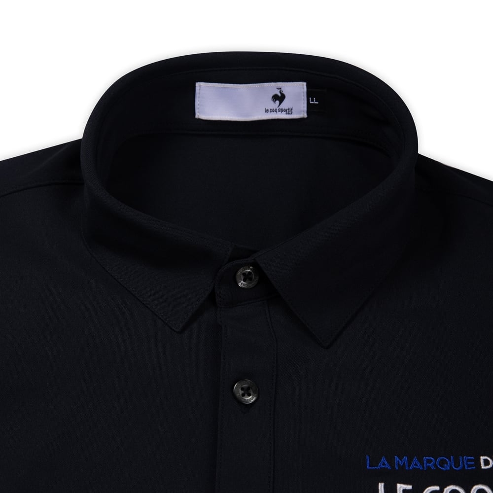 Áo Polo Nam le coq golf LG4FHS02MV-BK00