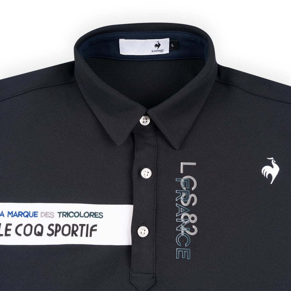 Áo Polo dài tay le coq golf Nam  - LG4FLS00MV-BK00