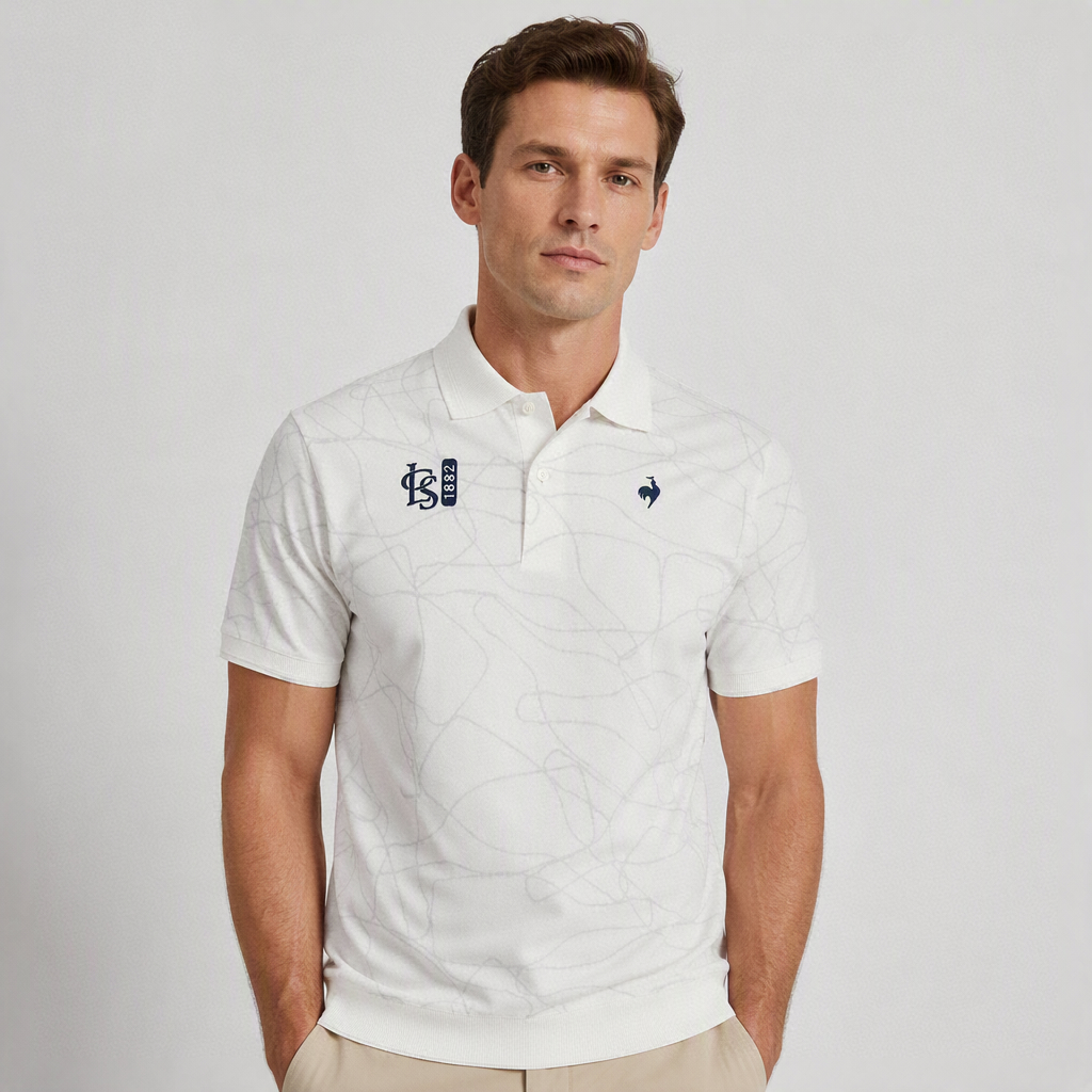 Áo Polo le coq golf Nam LG6FST70MV-WH00