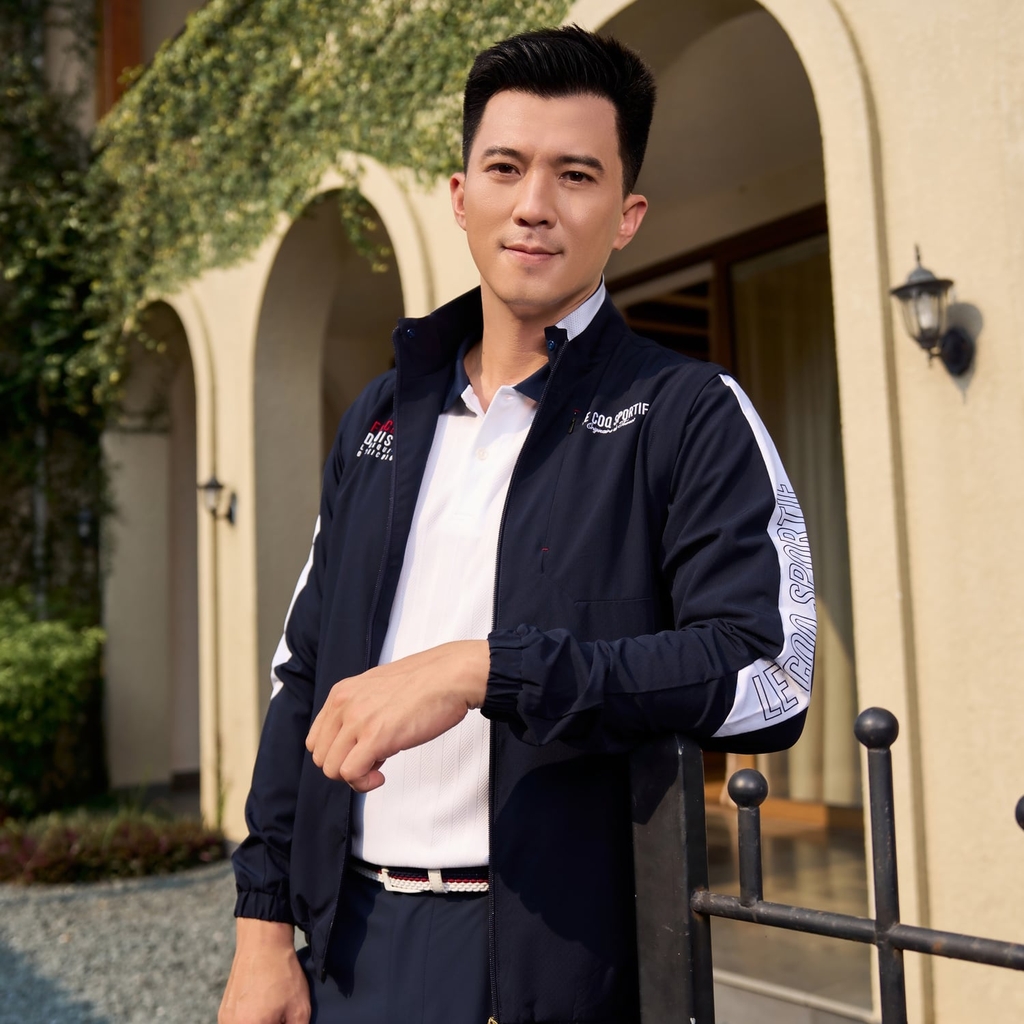 Áo khoác gió tay tháo rời le coq golf Nam LG6FWB02MV-NV00