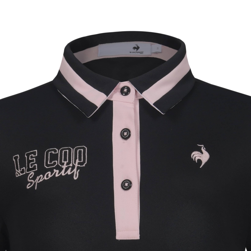 Áo Polo le coq golf Nữ LG6SHST0LV-BK00
