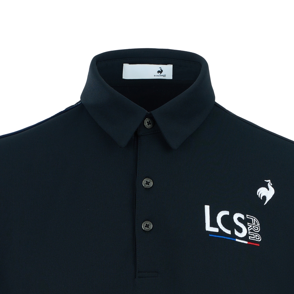 Áo Polo le coq golf Nam LG6SHSV0M-BK00