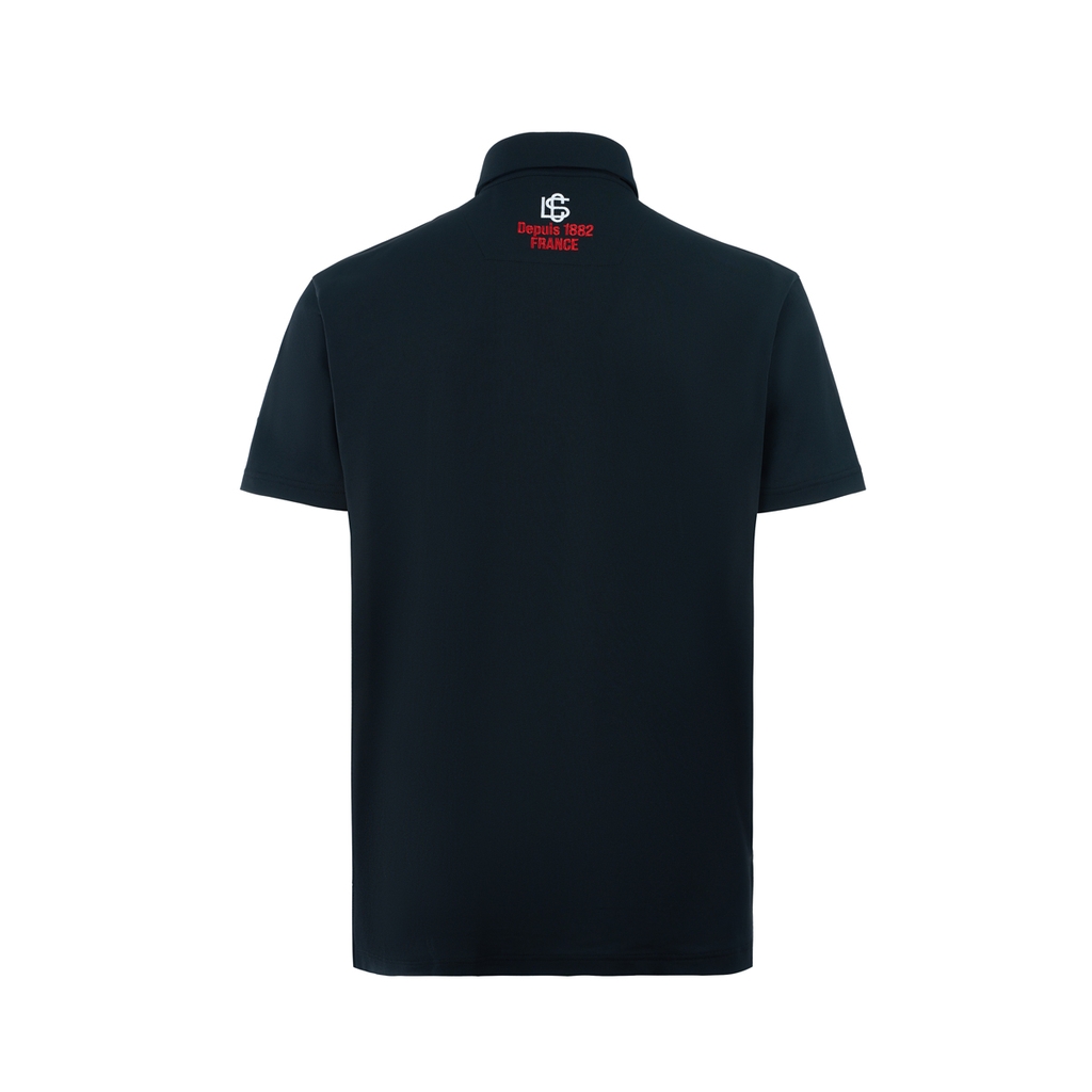 Áo Polo le coq golf Nam LG6SHSV0M-BK00