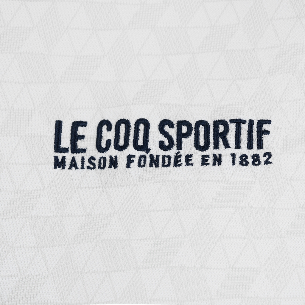 Áo Polo le coq golf Nam LG6SHSV1M-WH00
